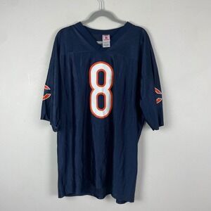 Chicago Bears Grossman 8 NFL Football Jersey Men's 2XL Navy Blue Orange White